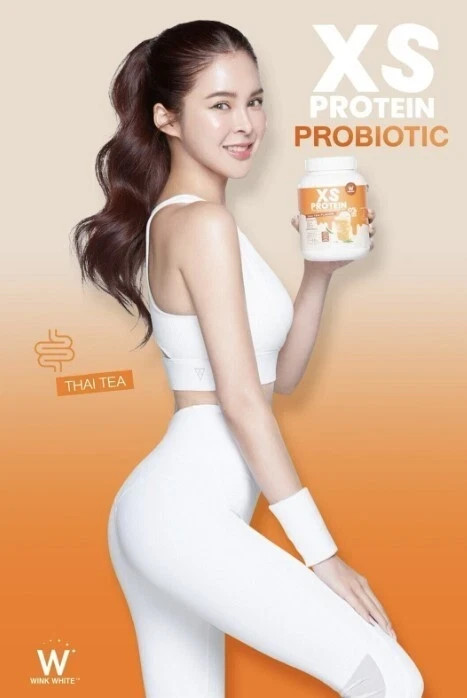 New Wink White XS Protein Dietary Supplement Thai Tea Flavor Drink 240g