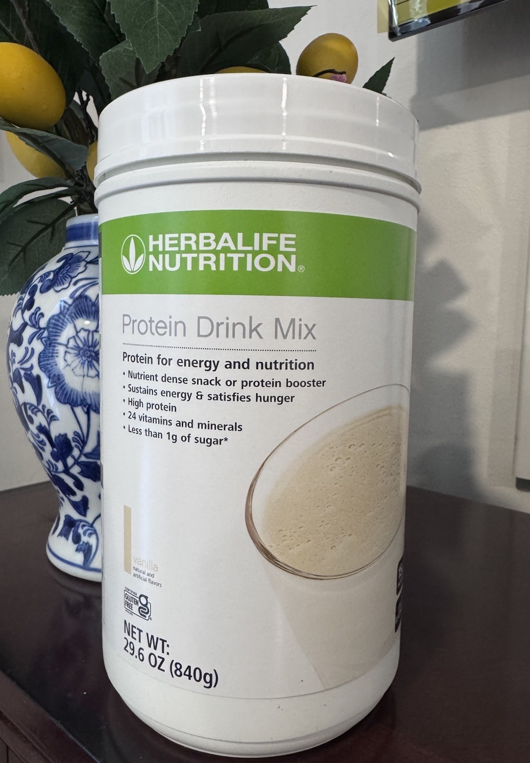 Herbalife Protein Drink Mix -Vanilla, 840g From USA