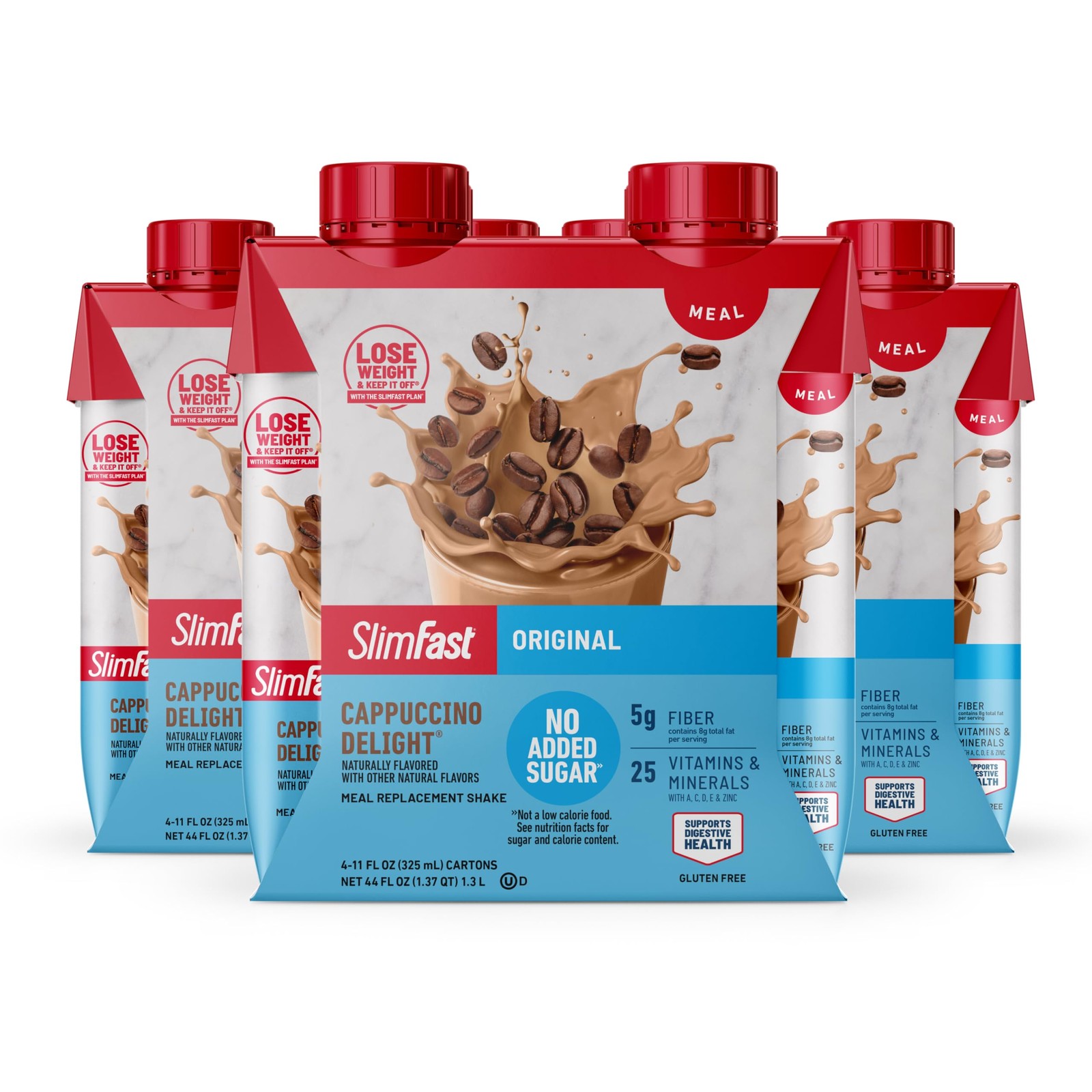 Meal Replacement Shake Original Cappuccino Delight No Added Sugar 10g Protein