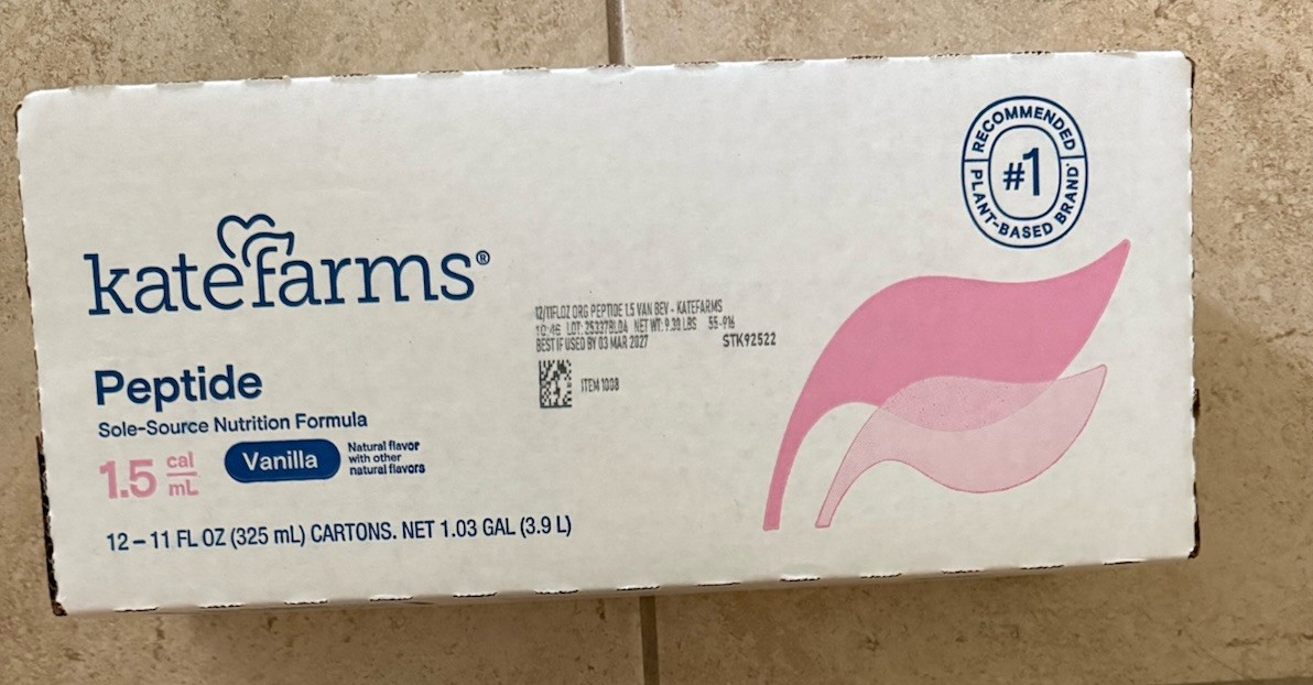Open Case (11 Cartons Total) Kate Farms Peptide 1.5 Vanilla 11 oz BB 03/03/27
