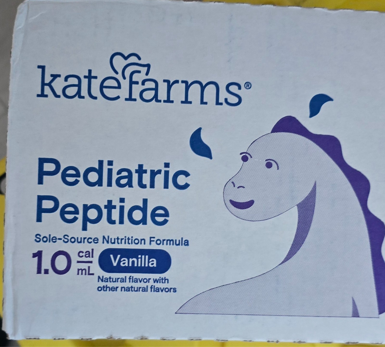 Kate Farms Pediatric Peptide 1.5 Vanilla Case 12 × 8.45oz • Exp 04/26 • Sealed