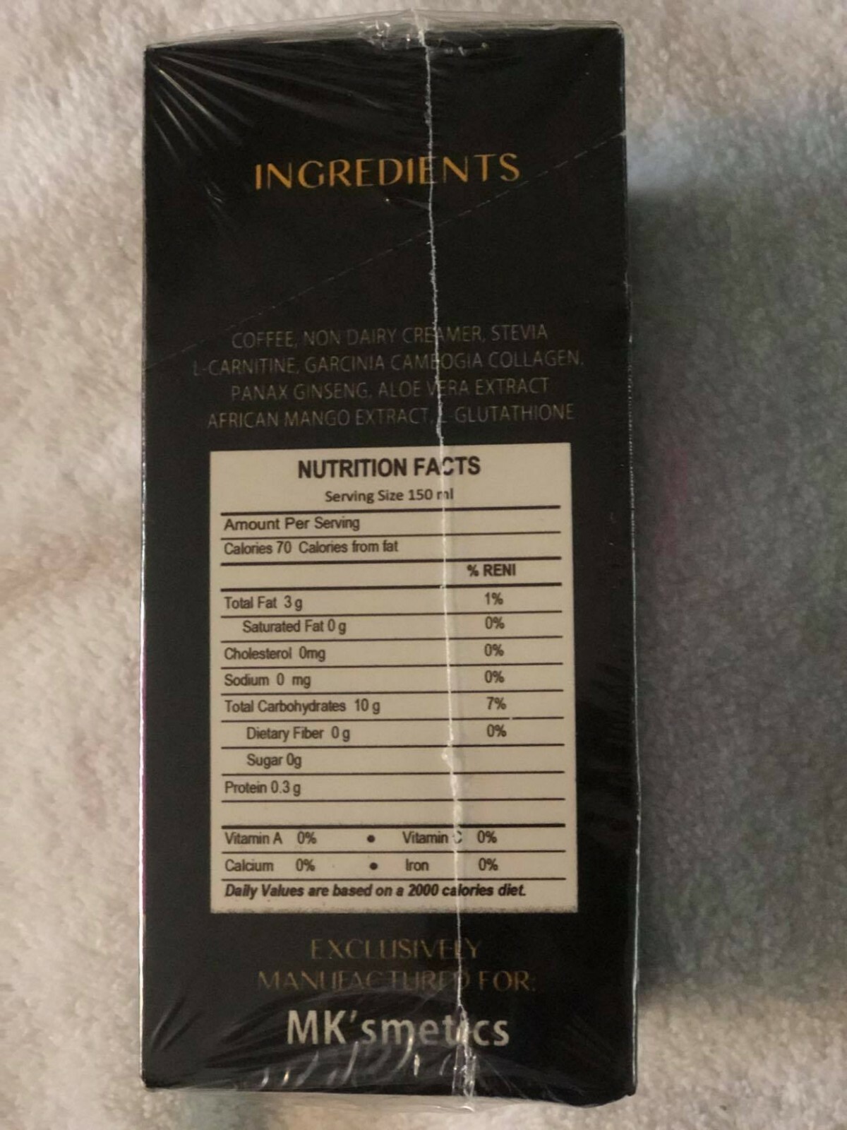 Slimming -K Coffee By Madam kilay Fat Burner + Collagen Mix Drink 21g,10 Sachet
