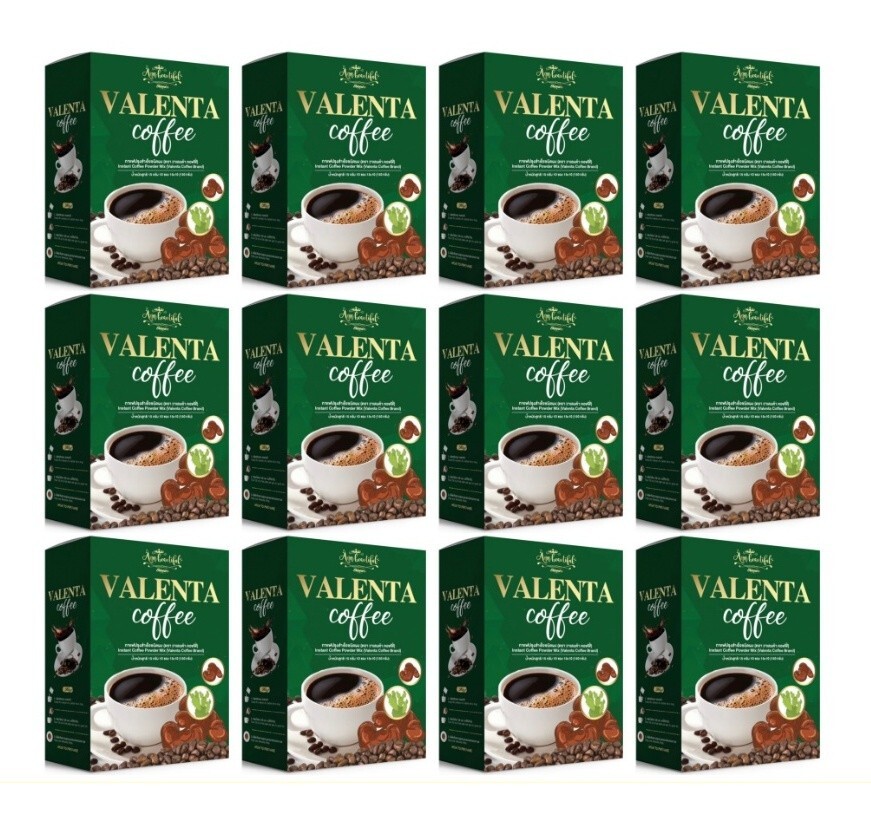 12x Valenta Coffee Detox Block Burn Diet Weight Loss High Fiber Instant Coffee