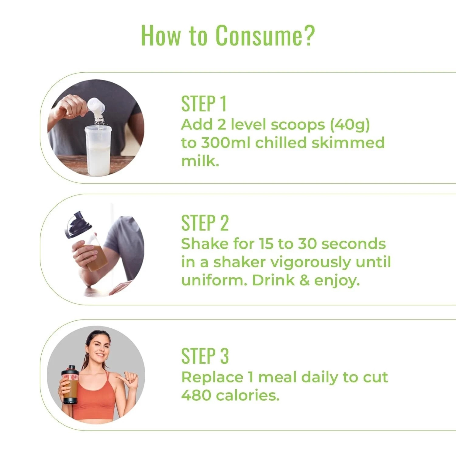 Incredio by Healthkart Slim Shake for Weight Management, Chocolate 480g