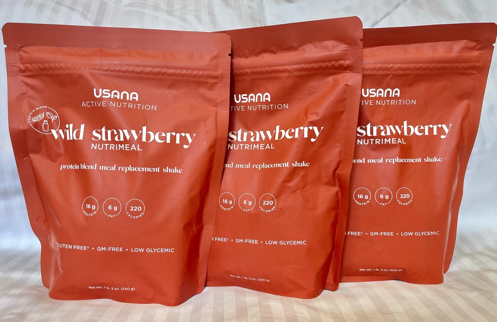 USANA Strawberry Nutrimeal (9 servings per pack 540gram) (3pack)EXP 09/2027