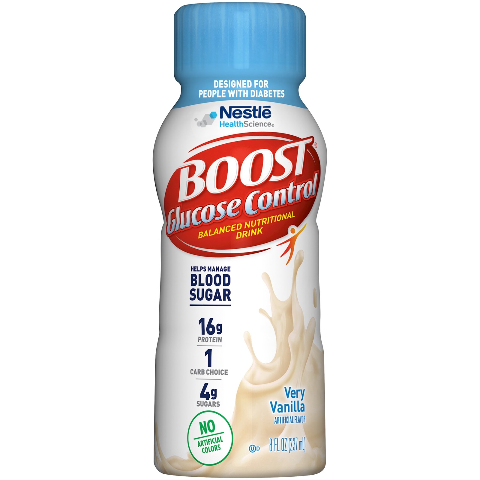 Nestle Boost Glucose Control Balanced Nutritional Drink Very Vanilla 8 oz 6 Ct