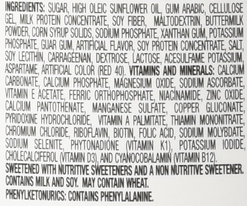Gluten-Free Strawberries & Cream Meal Replacement Shake – 10g Protein, 12.83 Oz