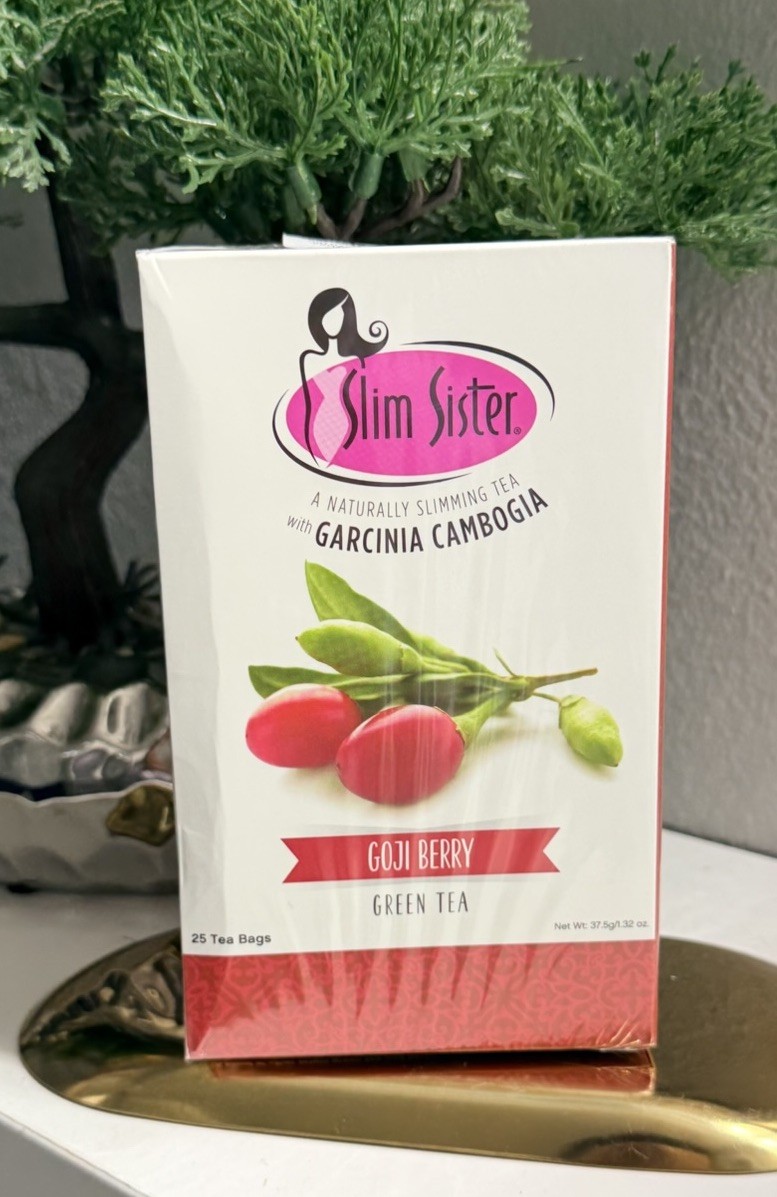 SLIM SISTER GOJI BERRY GREEN TEA A NATURALLY SLIMMING TEA WITH GARCINIA CAMBOGIA