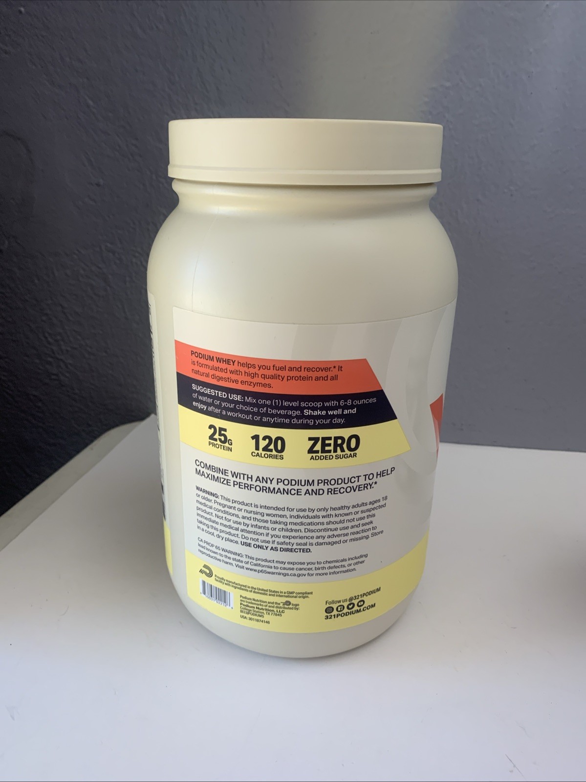 WHEY Protein Powder Shake Net 924g Can 25-27 Servings Expire New Sealed 5pc