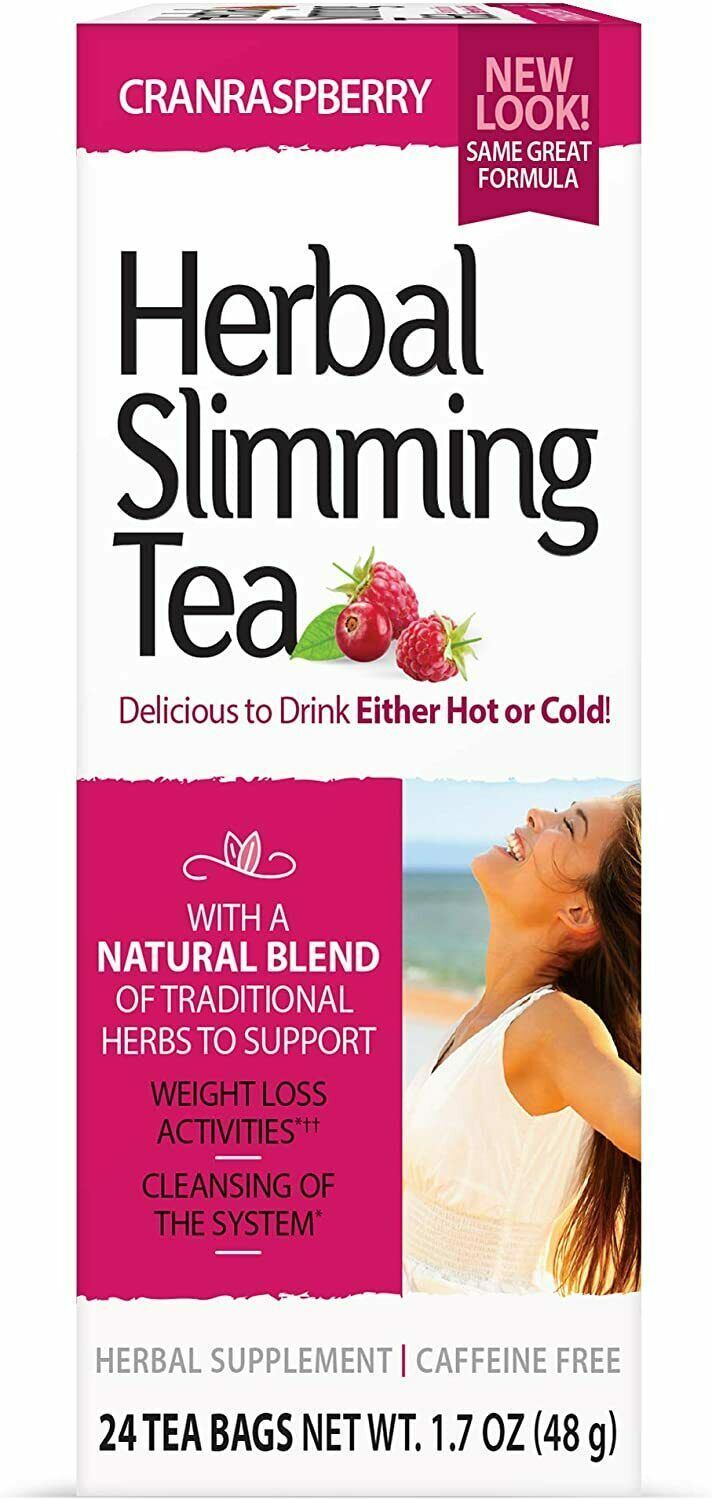 Herbal Slimming Tea Variety 4 Assorted Flavors 24 Count 4 Pack Healthy Digestion