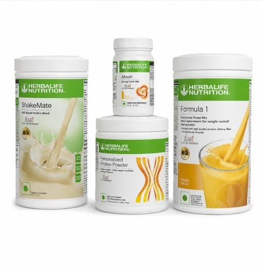 Herbalife Weight Loss Combo Formula 1, Shakemate, Protein Powder & Afresh Lemon