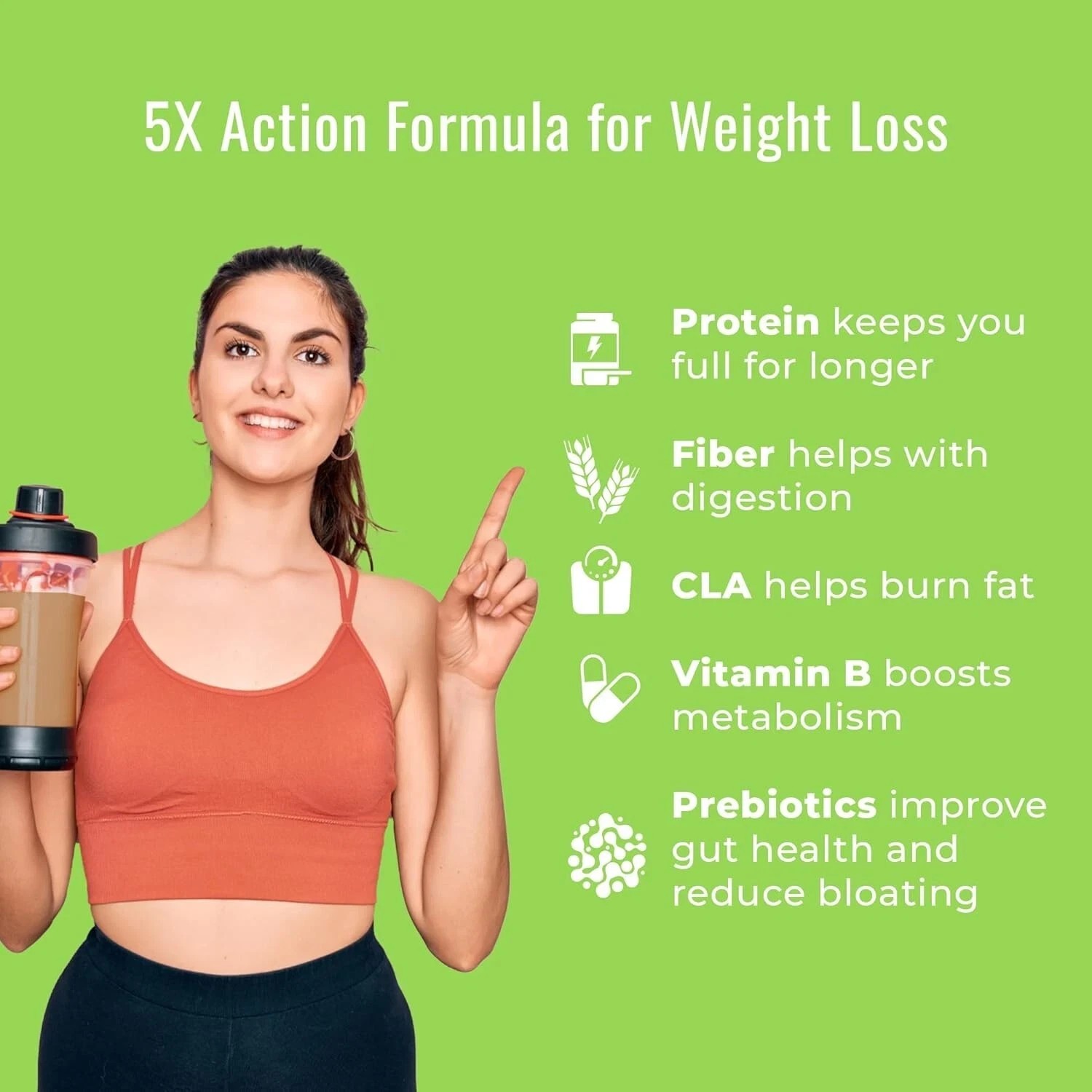 Incredio by Healthkart Slim Shake for Weight Management, Chocolate 480g