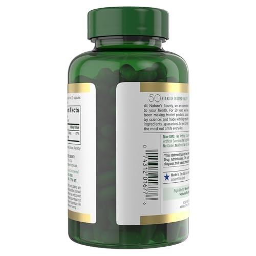 Nature’s Bounty High Absorption Magnesium Glycinate 240 120 Count (Pack of 1)