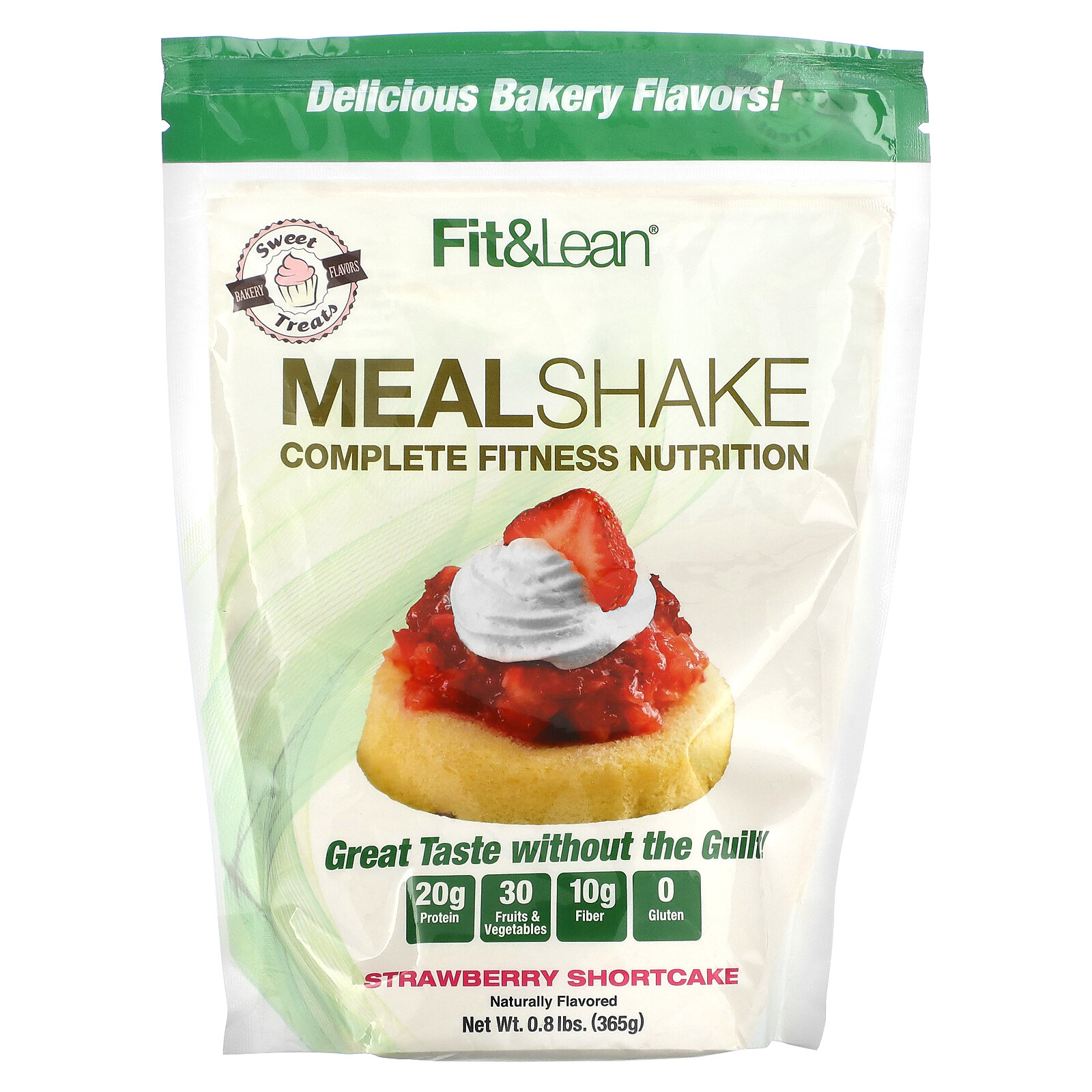 Meal Shake, Complete Fitness Nutrition, Strawberry Shortcake, 0.8 lbs (365 g)