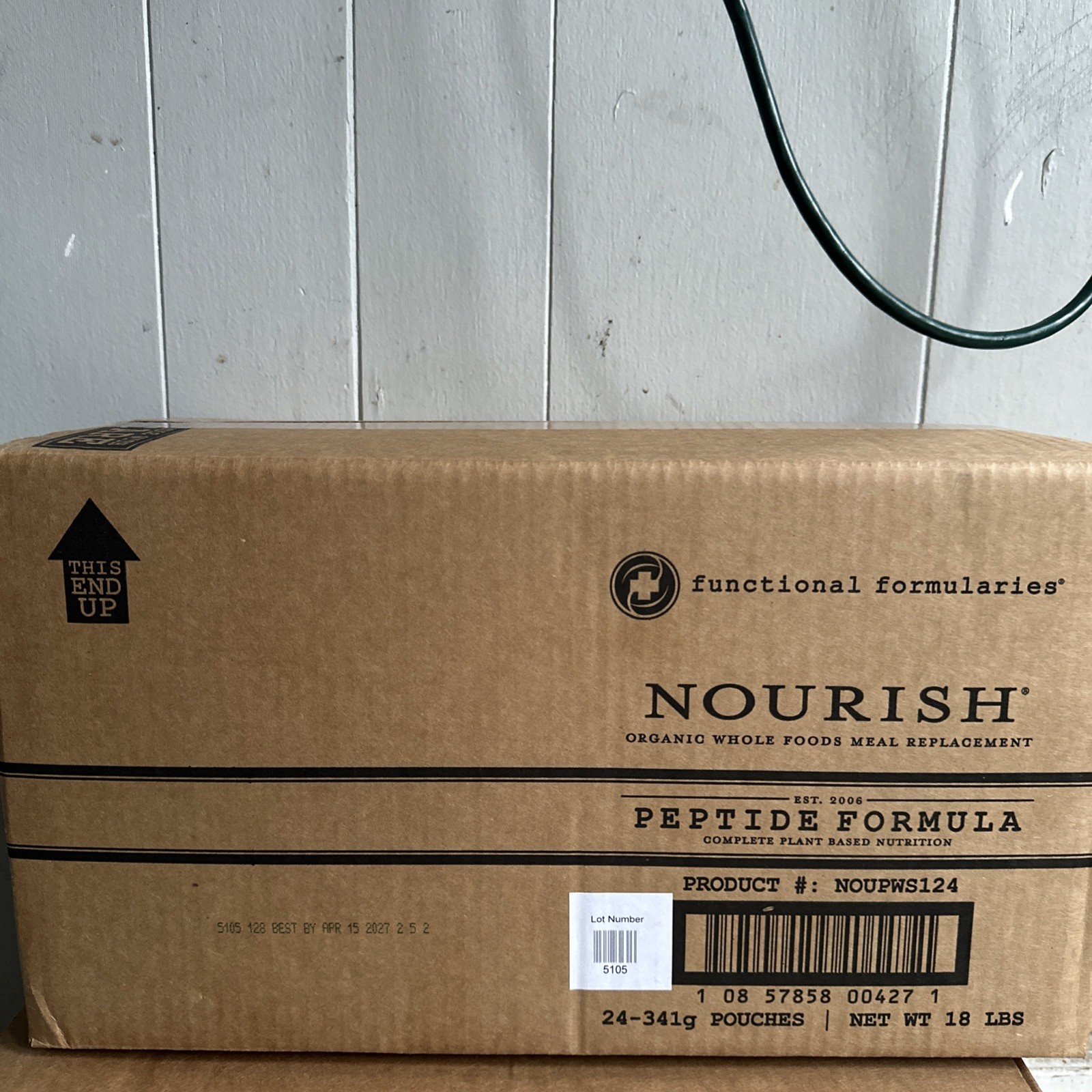 Nourish Peptide Formula de Functional Formularies Un Reemplazo de Comida 18 Lbs