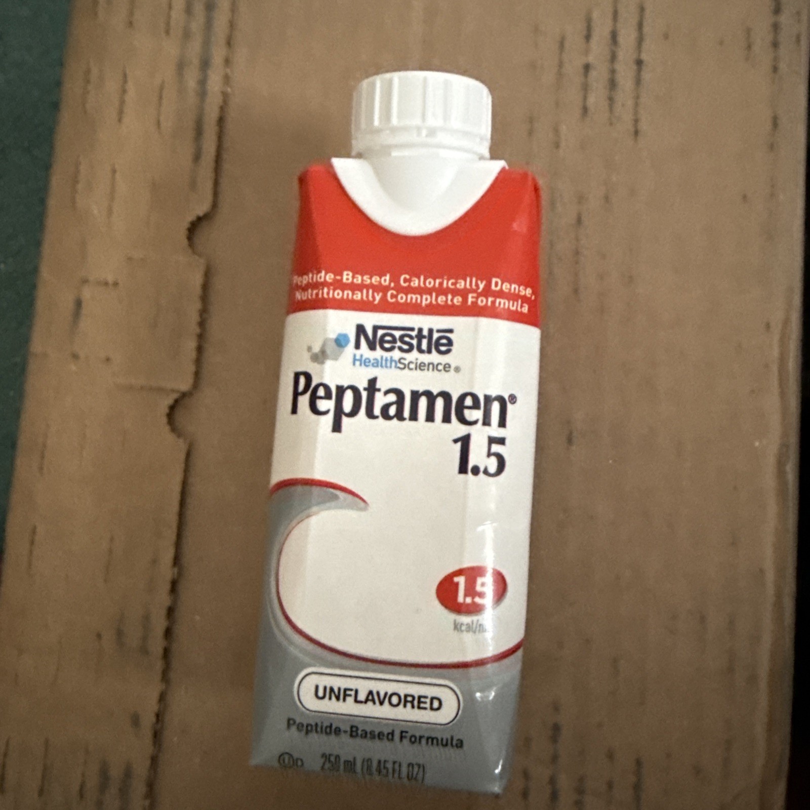 33- Nestle Peptamen 1.5 Supplement Unflavored 250 mL Carton 24 Ct + 9 additional