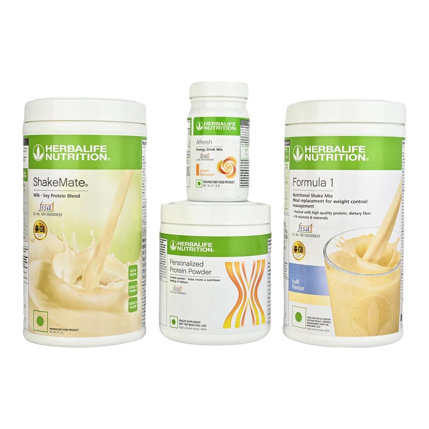 Herbalife Nutrition Weight Loss Combo Formula 1 + Shakemate + Protein + Afresh