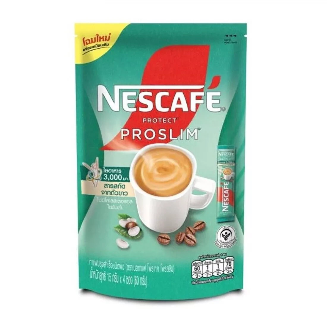 Nescafe Protect Proslim Instant Coffee 3in1 Diet Slimming Body Weight Control