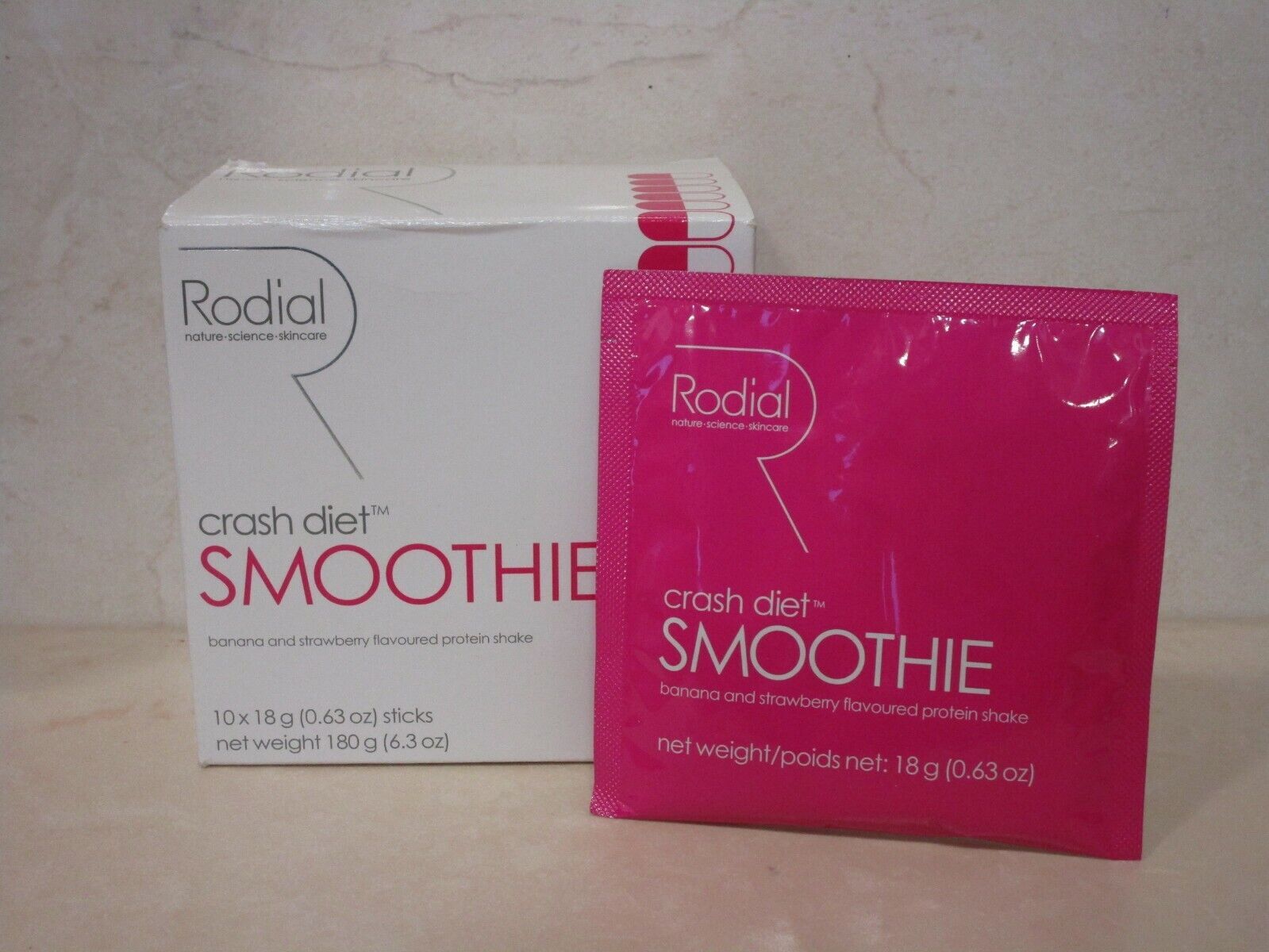 RODIAL CRASH DIET SMOOTHIE STICKS BANANA STRAWBERRY10 STICKS BOXED SEE DETAILS