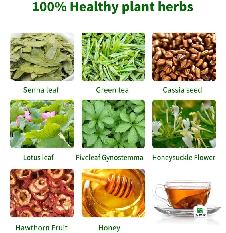Flat Tummy Tea 3g*28 Loss Slimming Tea 28 Days Weight Sachets/Bag Detox Herbal