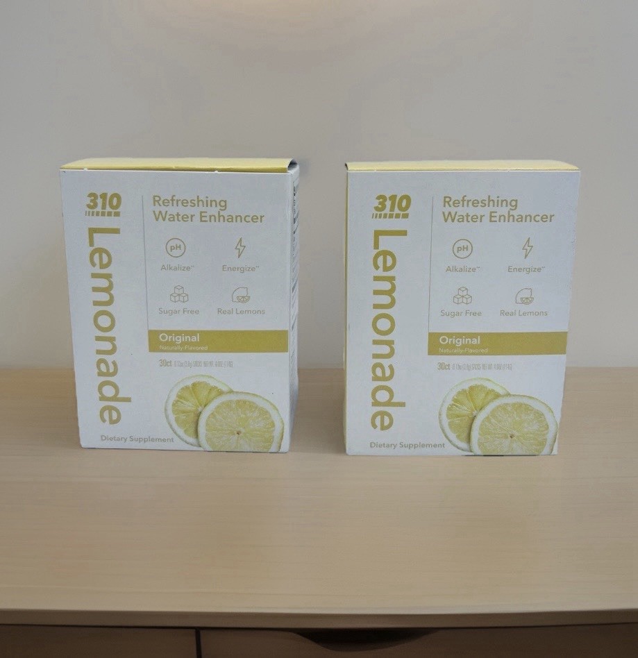 2 Boxes – 310 Nutrition Lemonade Mix 30 Servings x2 Refreshing Lemonade Flavor