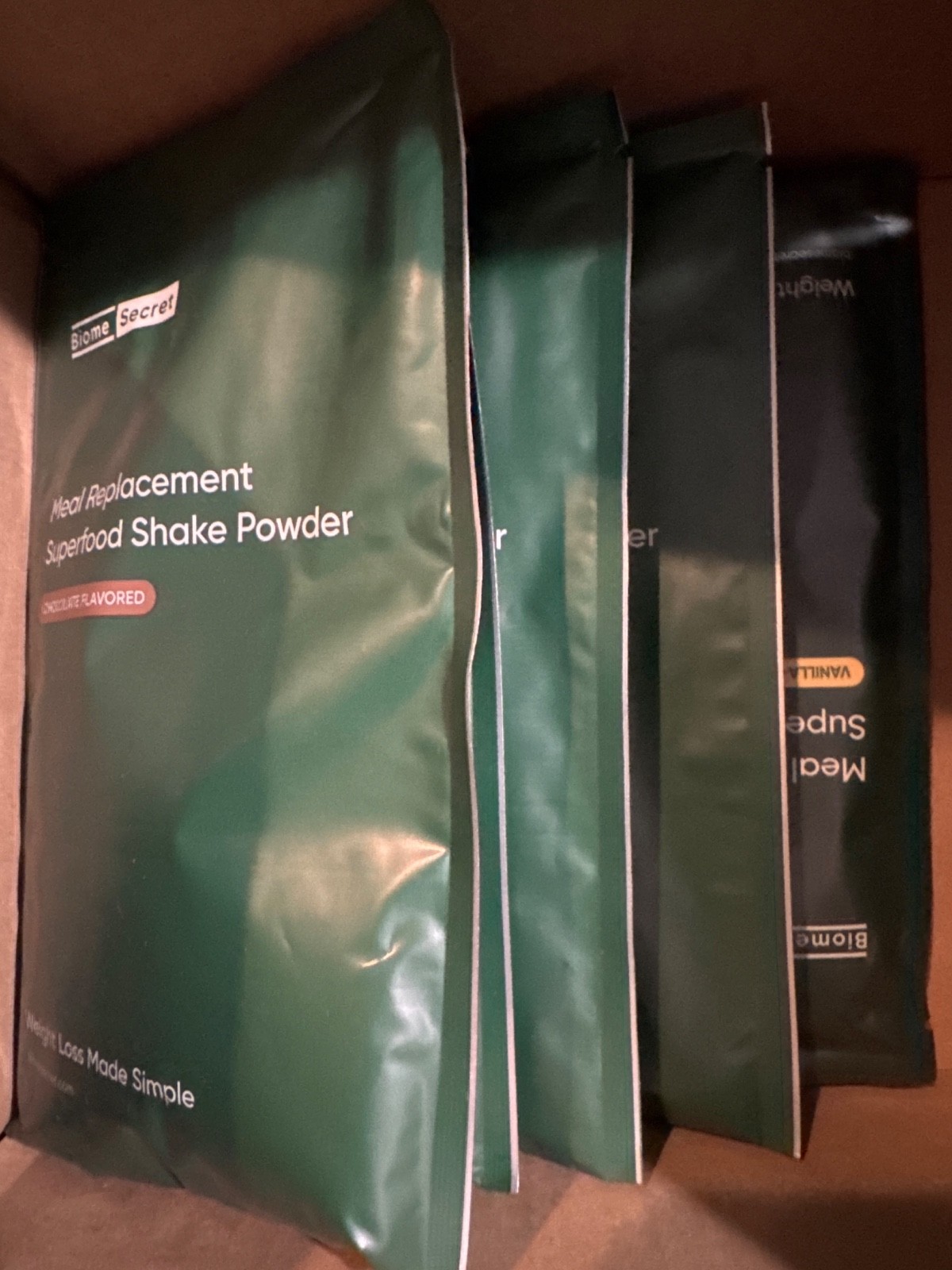 6 Biome Secret Meal Replacement Superfood Shake Powder metabolism bloating relie