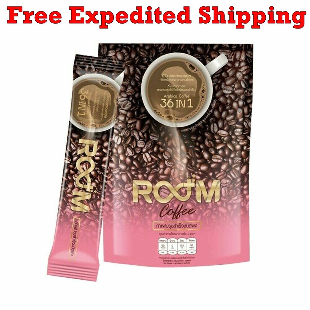 3 X Room Arabica Coffee 36 in 1 Weight Loss Detox Boost Burn 0% Trans-fat