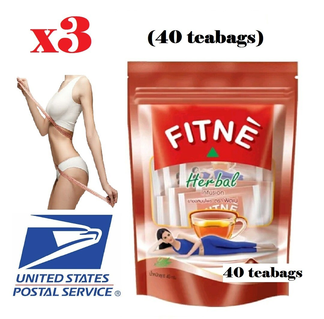 120 Fitne Tea Herbal Weight Control Detox Management Infusion Laxative Malee F2