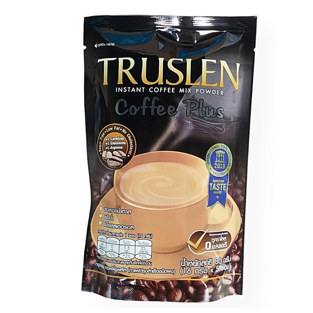 Truslen Instant Coffee Plus Slimming Weight Collagen Diet 15 Mix Powder No Sugar