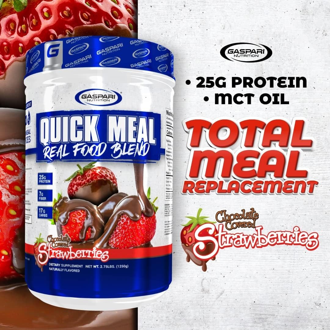 Gaspari Quick Meal: Complete Protein Shake with Real Food Ingredients, 44 oz