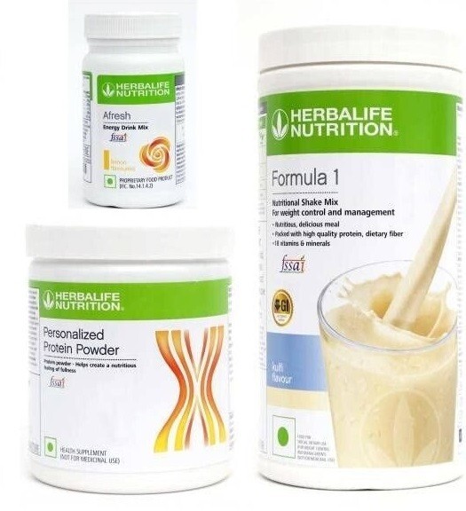 Herbal Formula 1 Combo of Kulfi Shake + Protein Powder 200g & Afresh Lemon