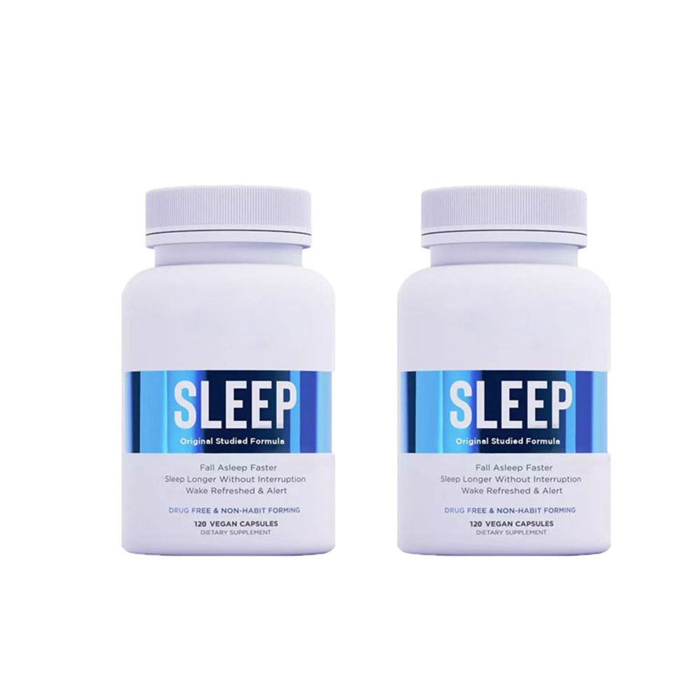 Safe 2×120 Capsules Relax Sleep -Helps Relax & Promote Natural Sleep, Sleep Best