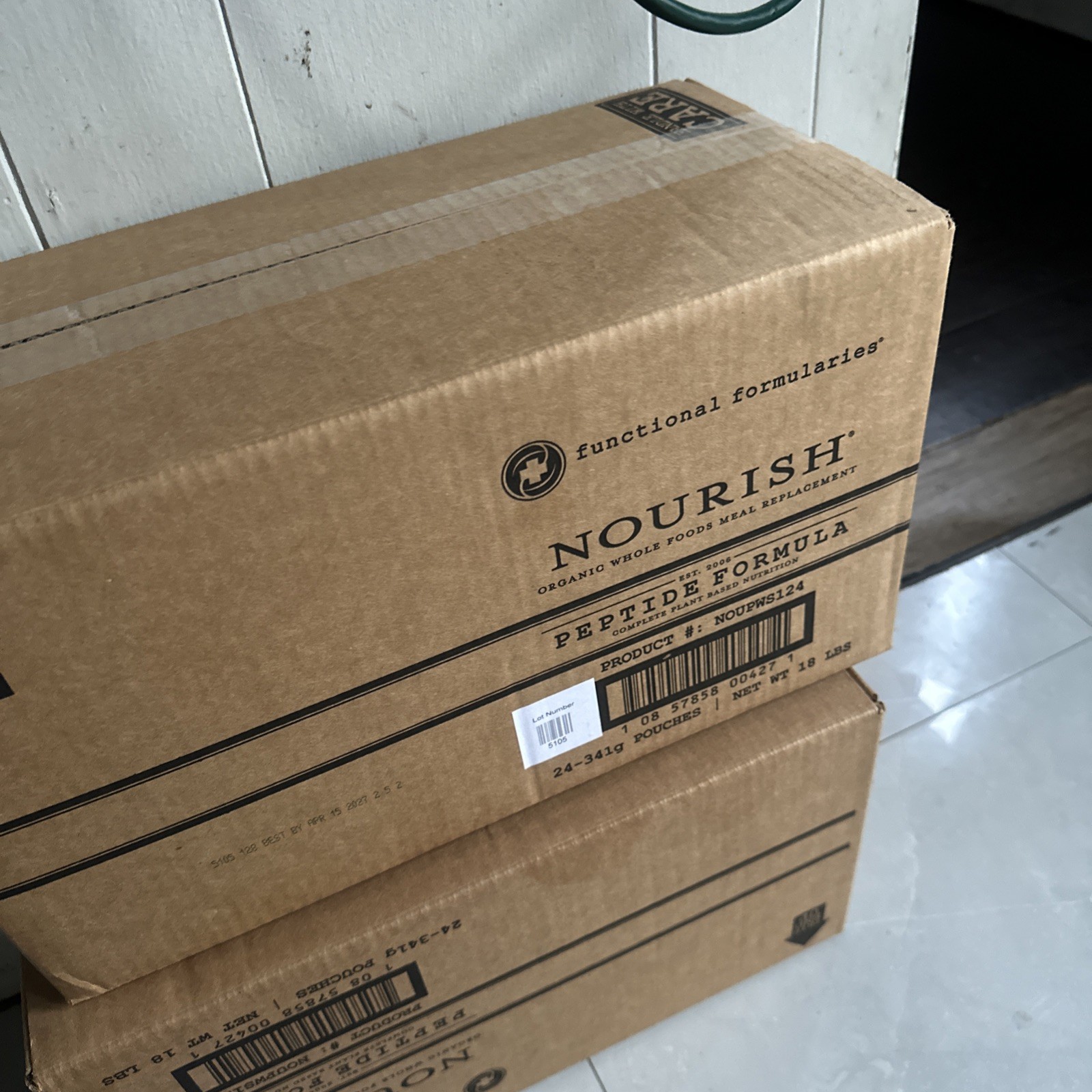 Nourish Peptide Formula de Functional Formularies Un Reemplazo de Comida 18 Lbs