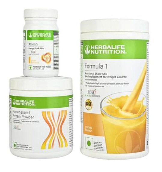 HERBALIFE Formula 1-Mix Shake Mango500g + Protein 200g +Lemon Afresh 50g(750)