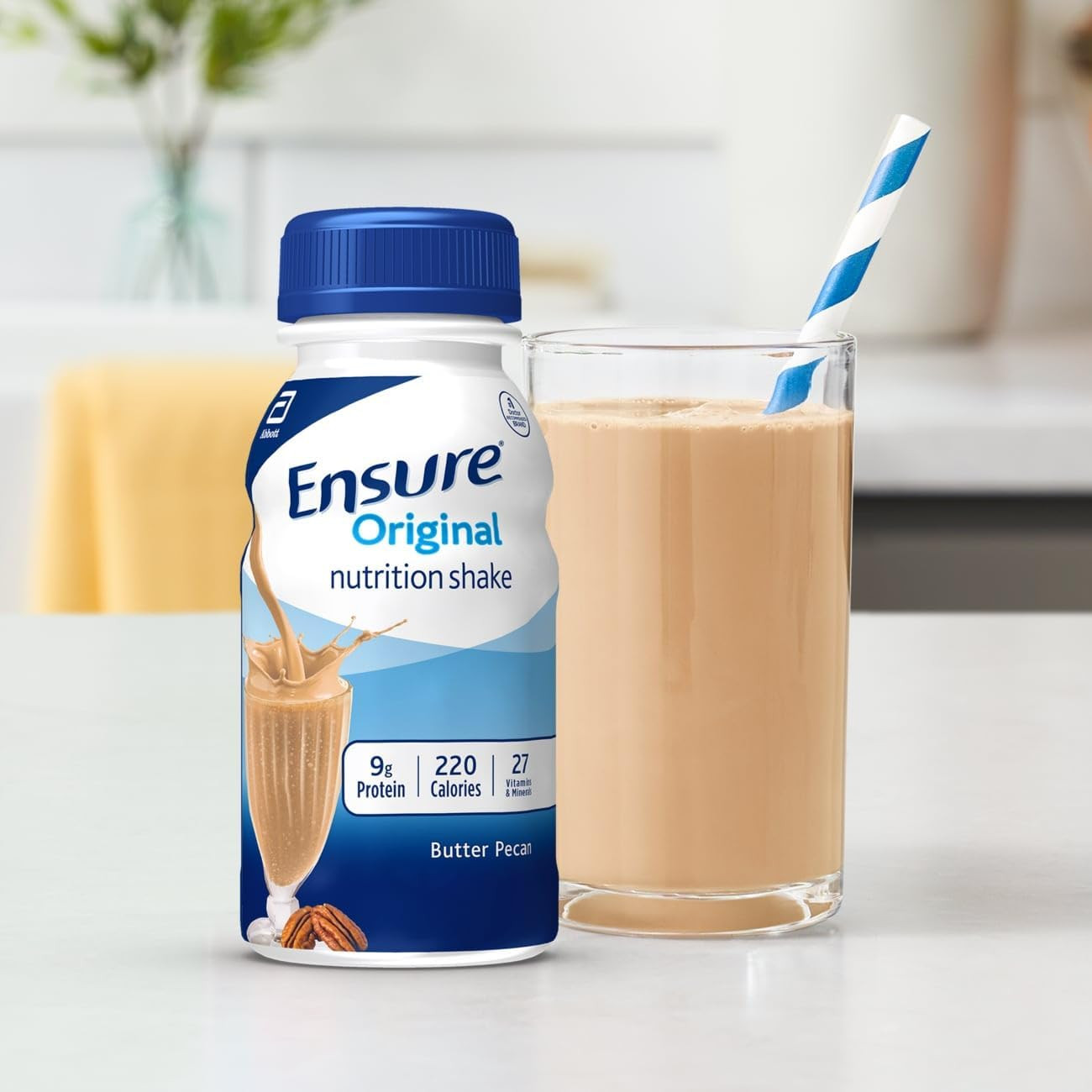 Original Butter Pecan Nutrition Shake | Small Meal Replacement Shake | Ready to