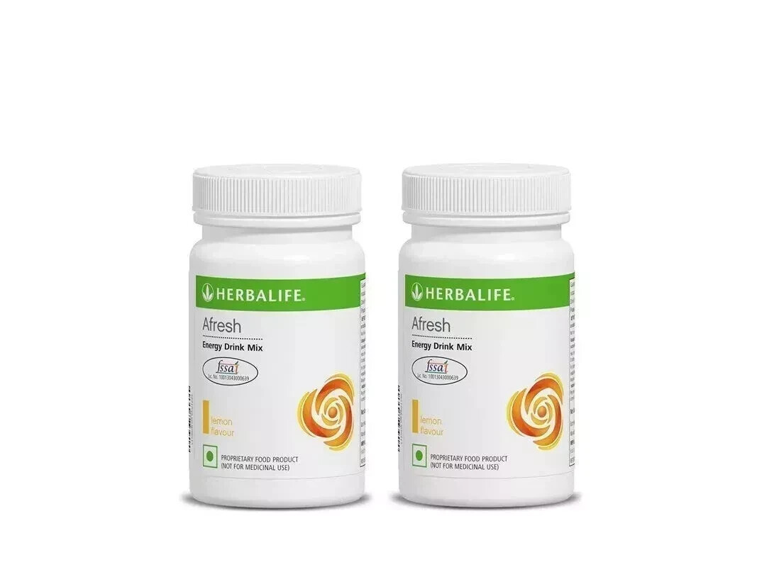 2pcs x Herbal formula Afresh Energy Drink Mix lemon WEIGHT LOSS & METABOLISM