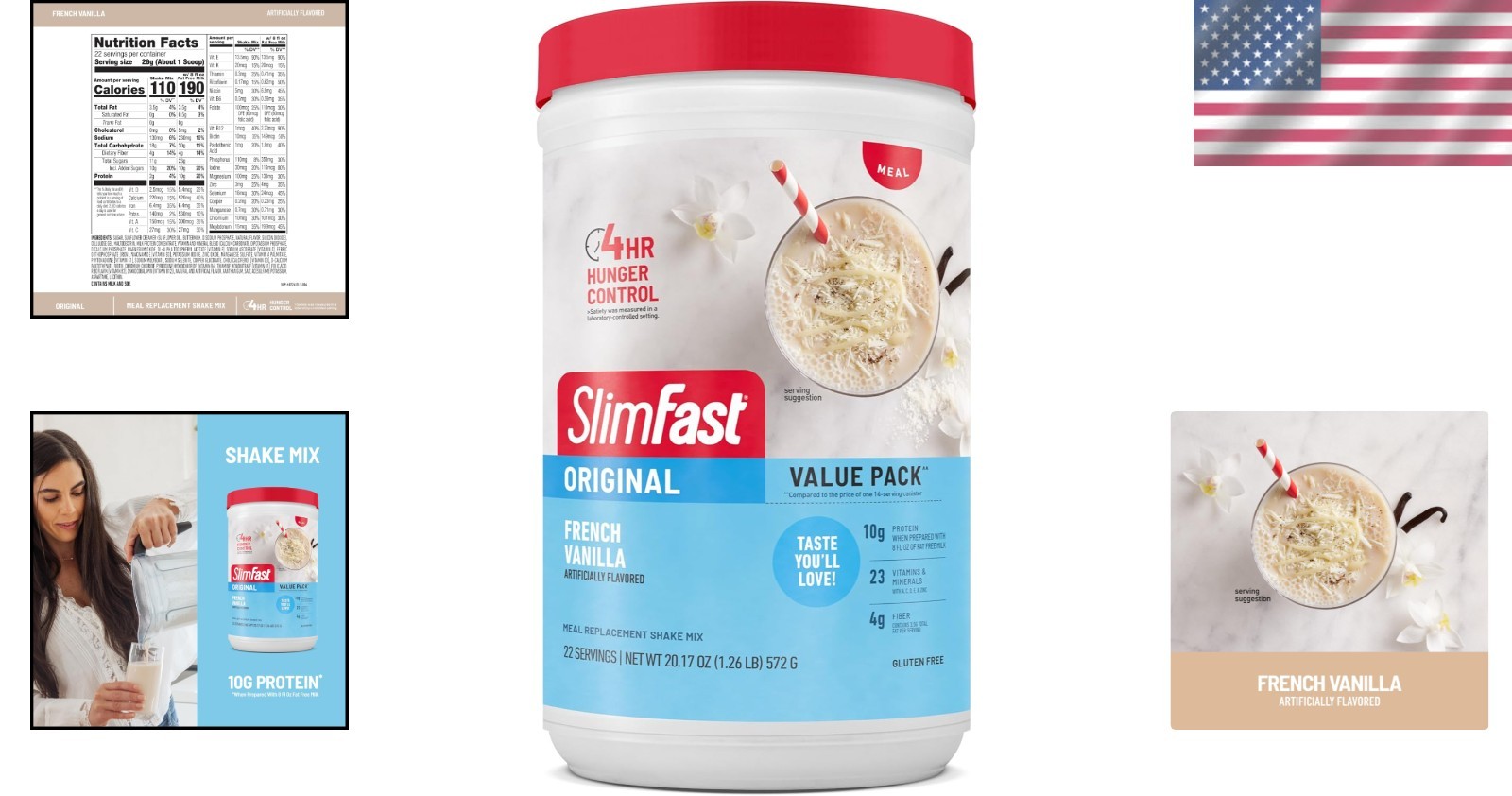 Delicious French Vanilla Meal Replacement – 10g Protein