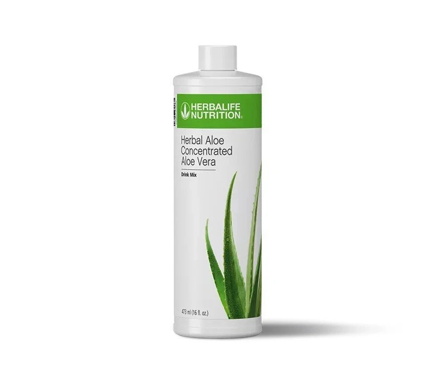 Herbal Aloe Concentrate: Original Pint 16oz Pack of 2