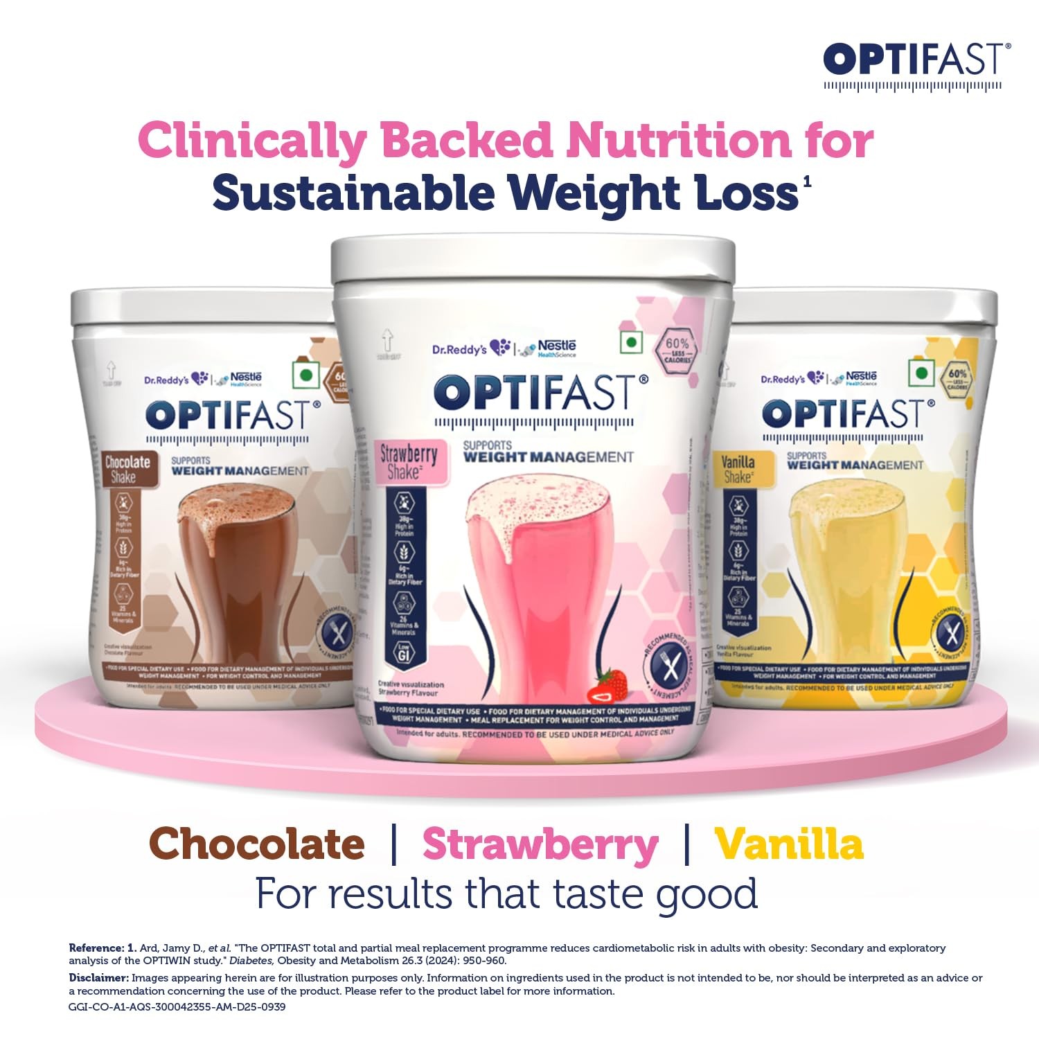 Optifast Weight Management Shake 400g Strawberry | Meal Replacement Diet