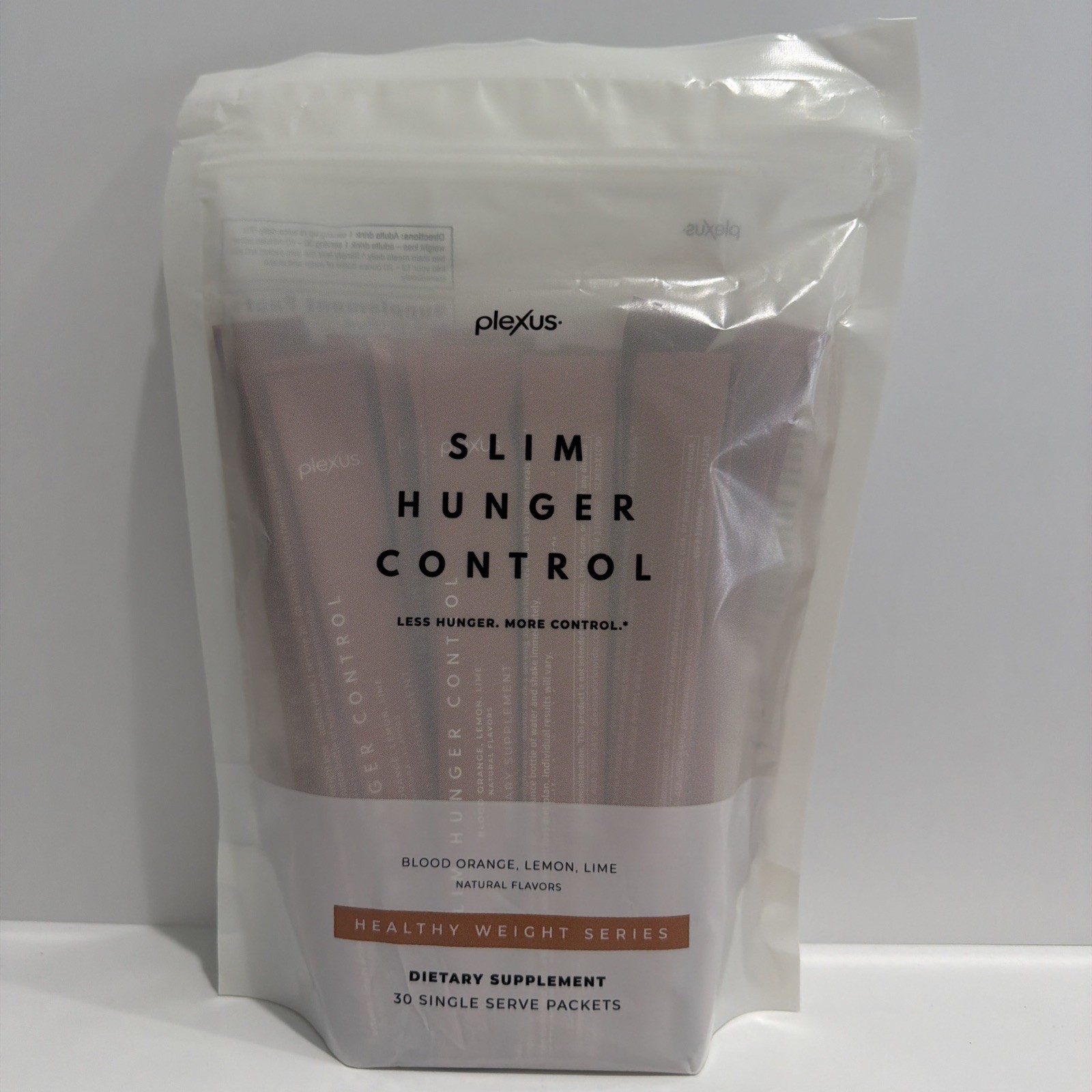 Plexus Slim Hunger Control Blood Orange/Lemon/Lime Weight Management 30 Packets