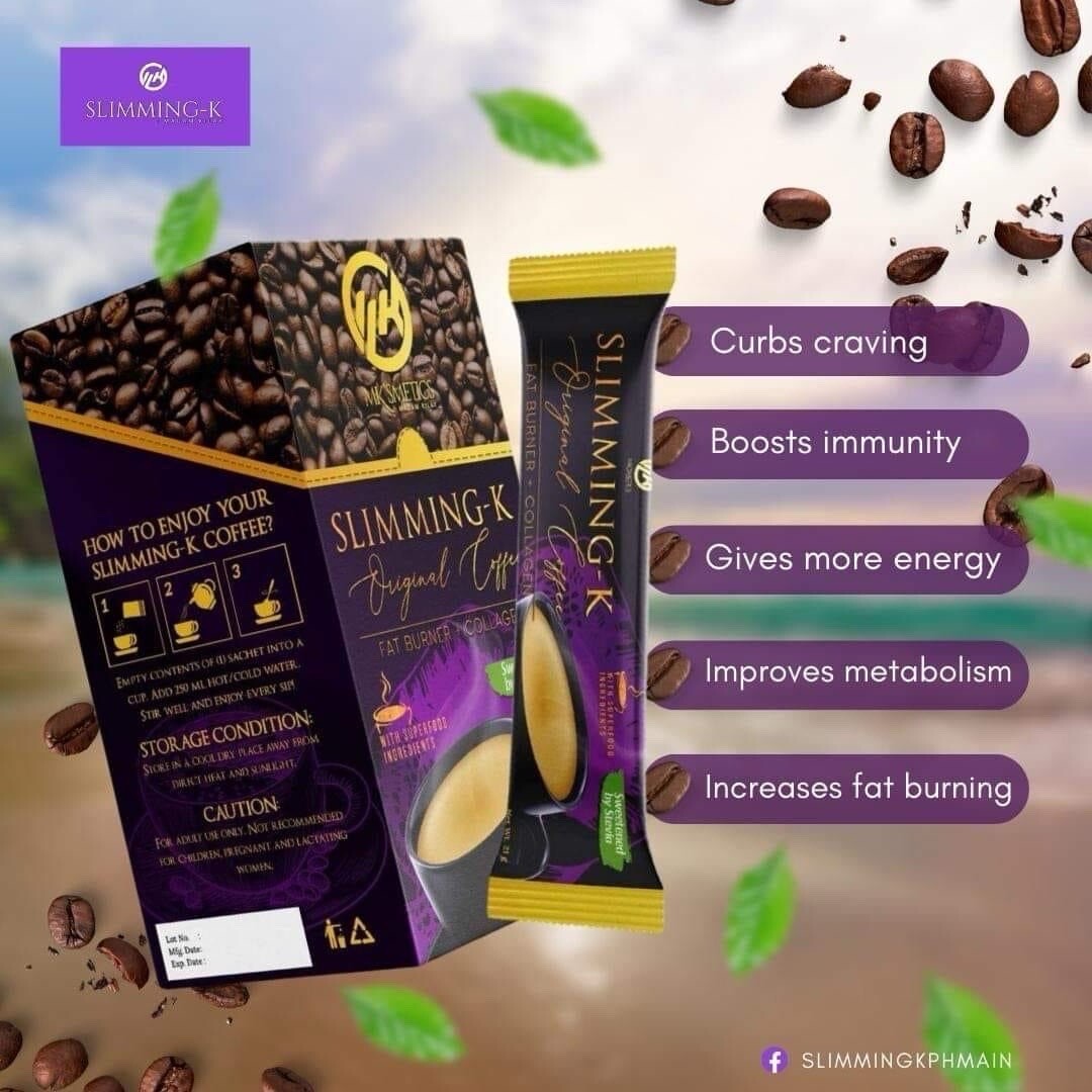 (6x Boxes)SLIMMING- K COFFEE/MADAMKILAY FAT BURNER+COLLAGEN 100% Authentic US