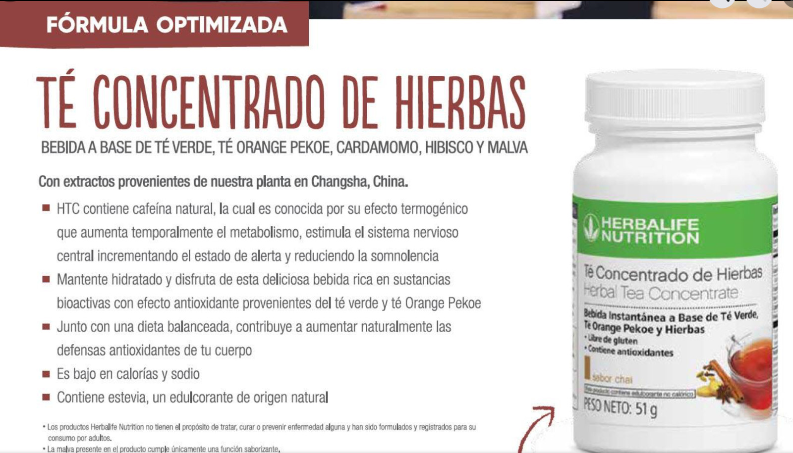 Herbalife Herbal Tea Concentrate (Chai) – Boost Enerz (3.53 oz)