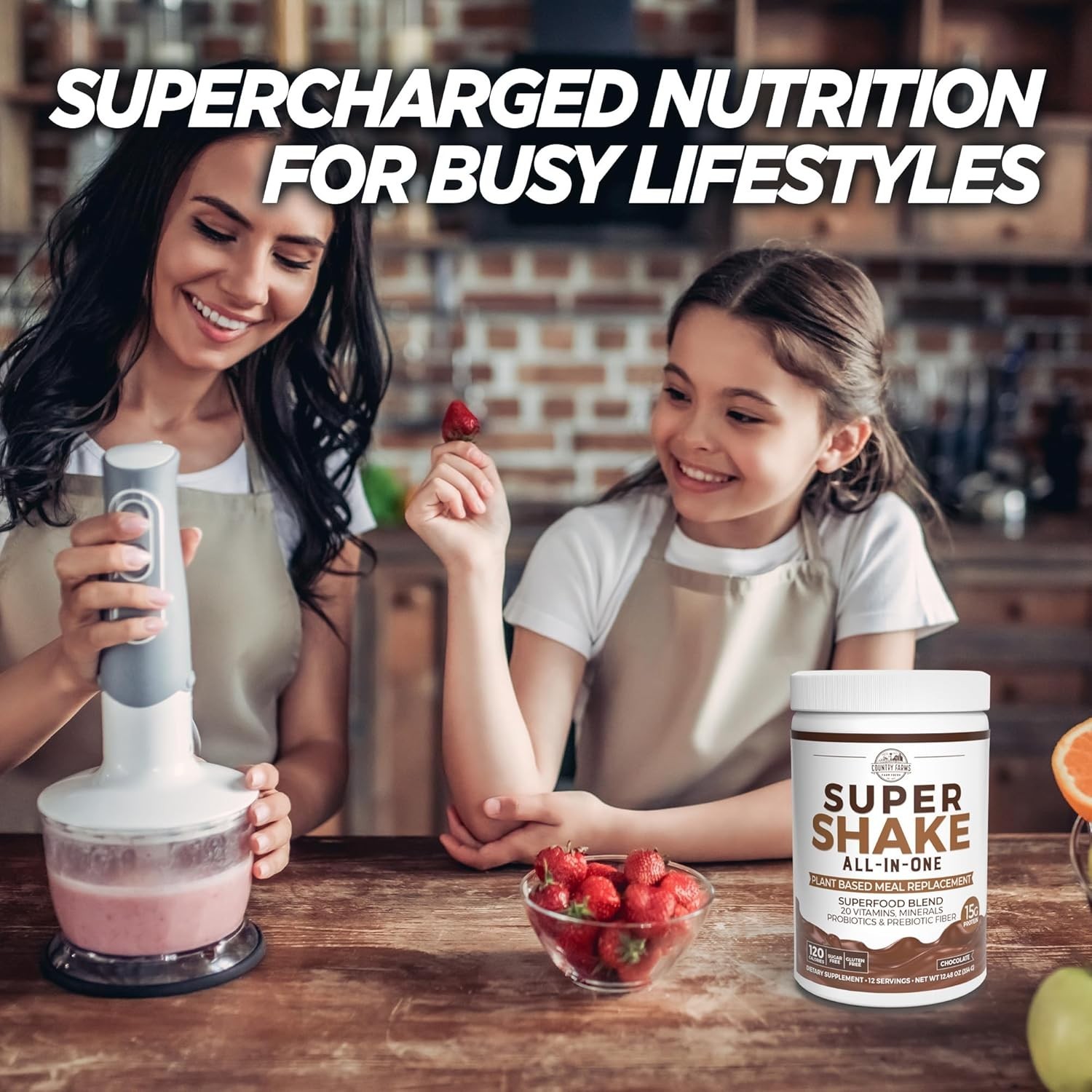 Country Farms All-in-One Super Shake Meal Replacement 12.48 Ounce (Pack of 1)
