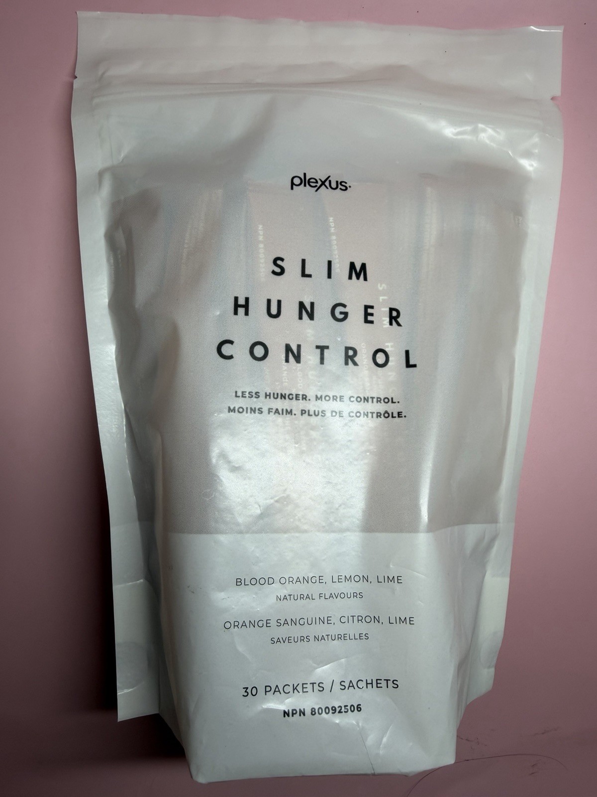 Plexus Slim Hunger Control 30 Blood Orange, Lemon, Lime Packets Brand New