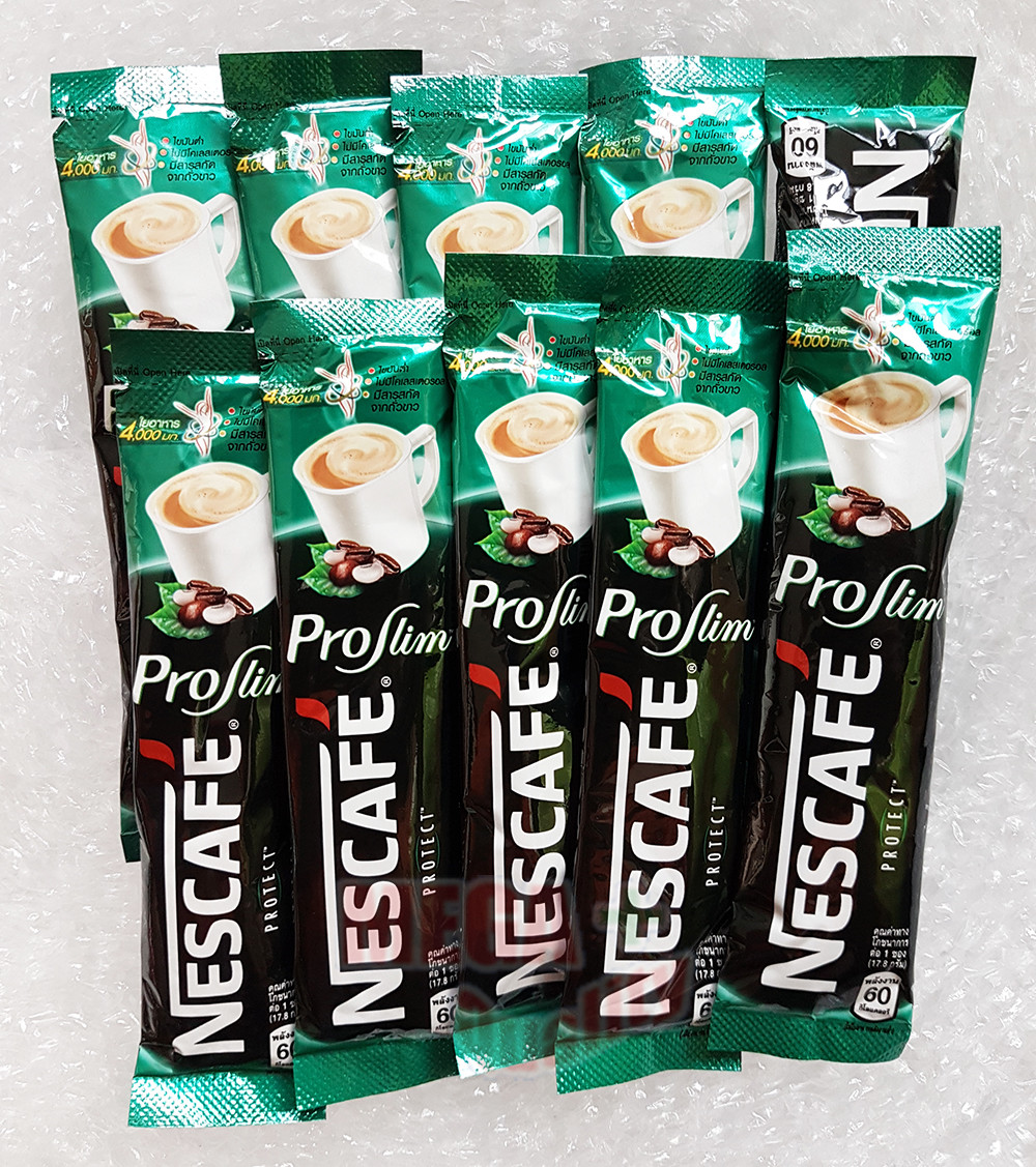 10 NESCAFE Protect Proslim Diet Slimming weight loss instant 3 in 1 coffee stick