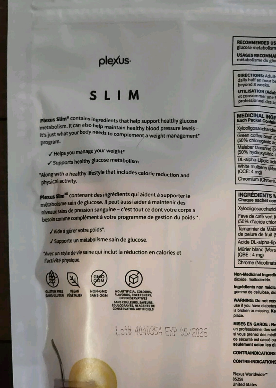 Plexus Slim Microbiome Activating Sweet Tea Limited Edition 30 Packets 05/2026