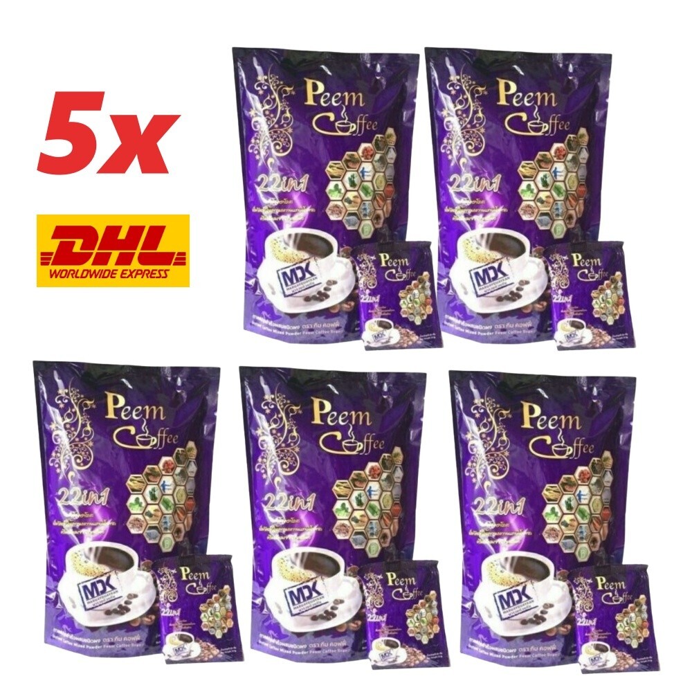 5X PEEM Coffee Herbs 39 In 1 Instant Coffee Weight Management Beauty Drinks
