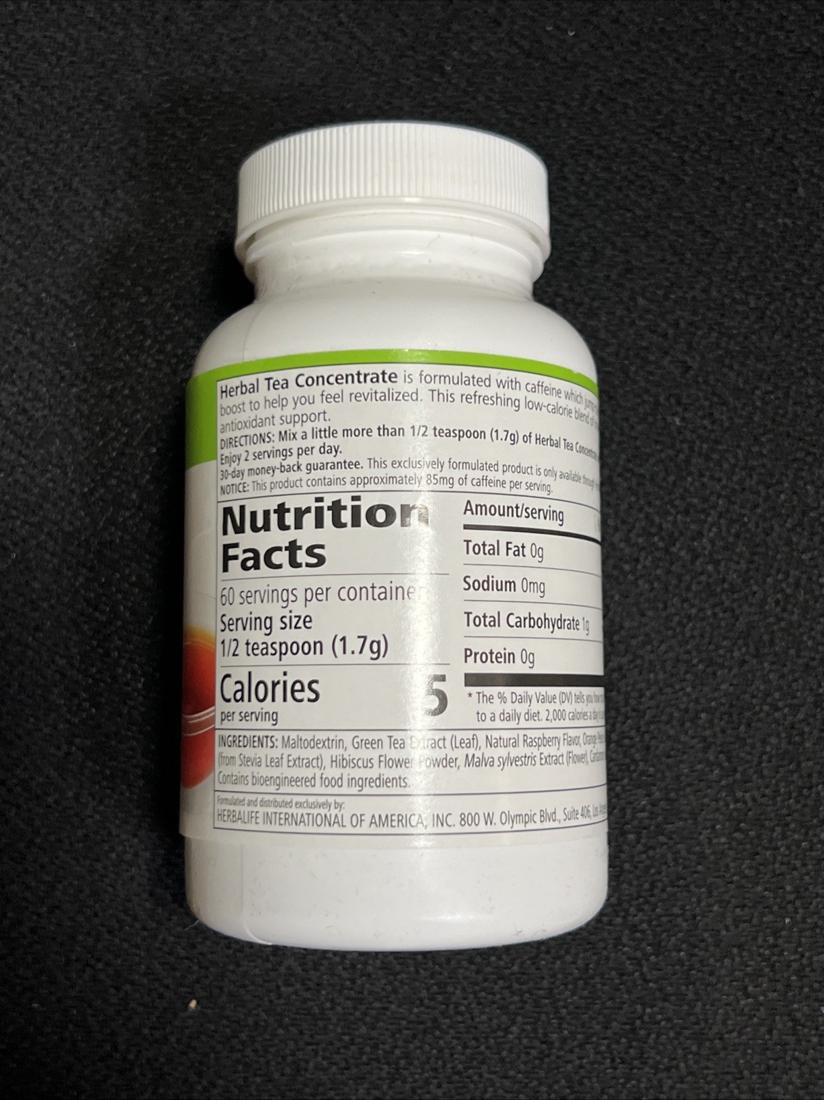 Herbalife Herbal Tea Concentrate 3.6oz. Lemon/Peach/Raspberry/Original/Cinnamon/