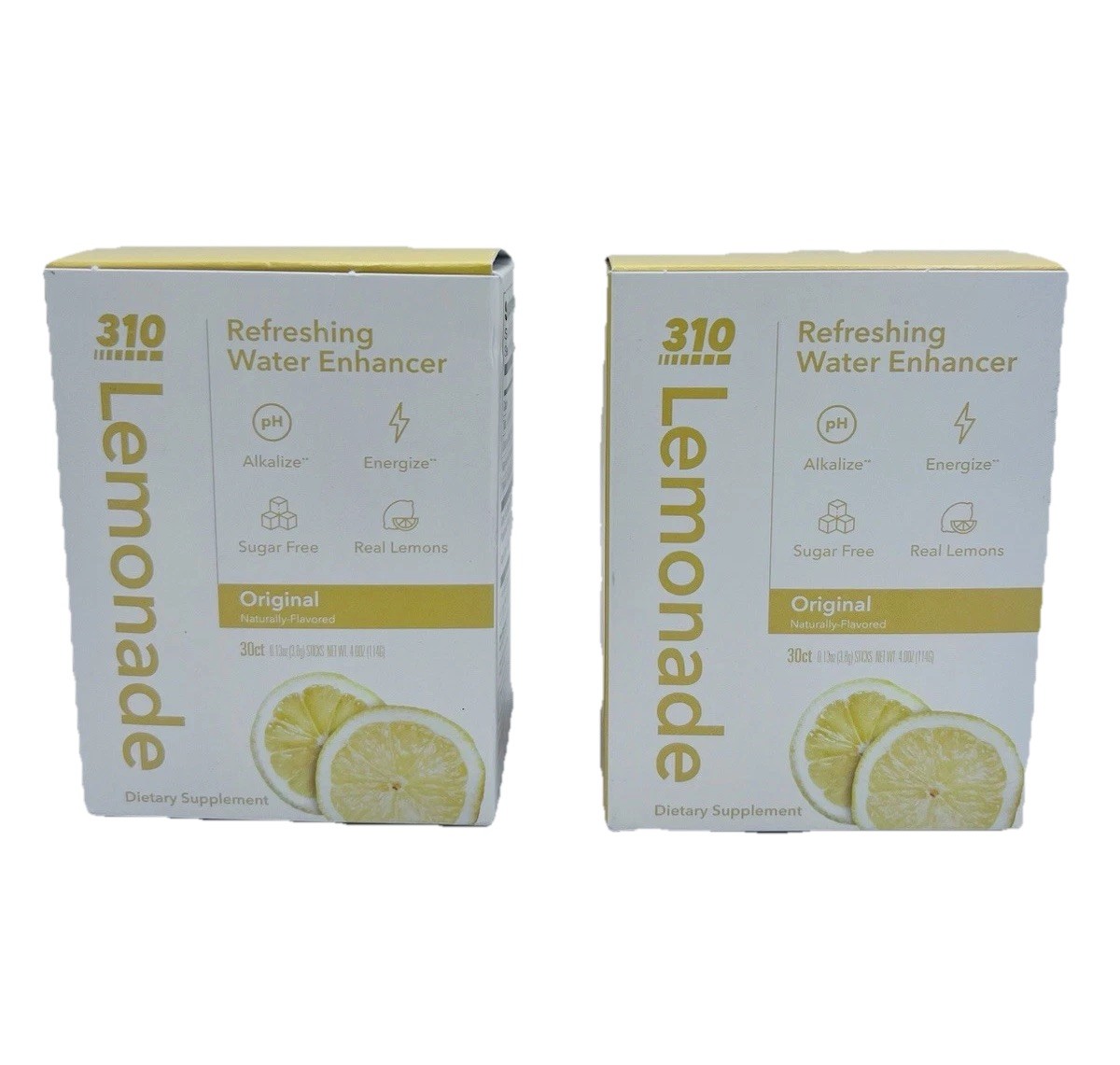 2 Boxes – 310 Nutrition Lemonade Mix 30 Servings x2 Refreshing Lemonade Flavor