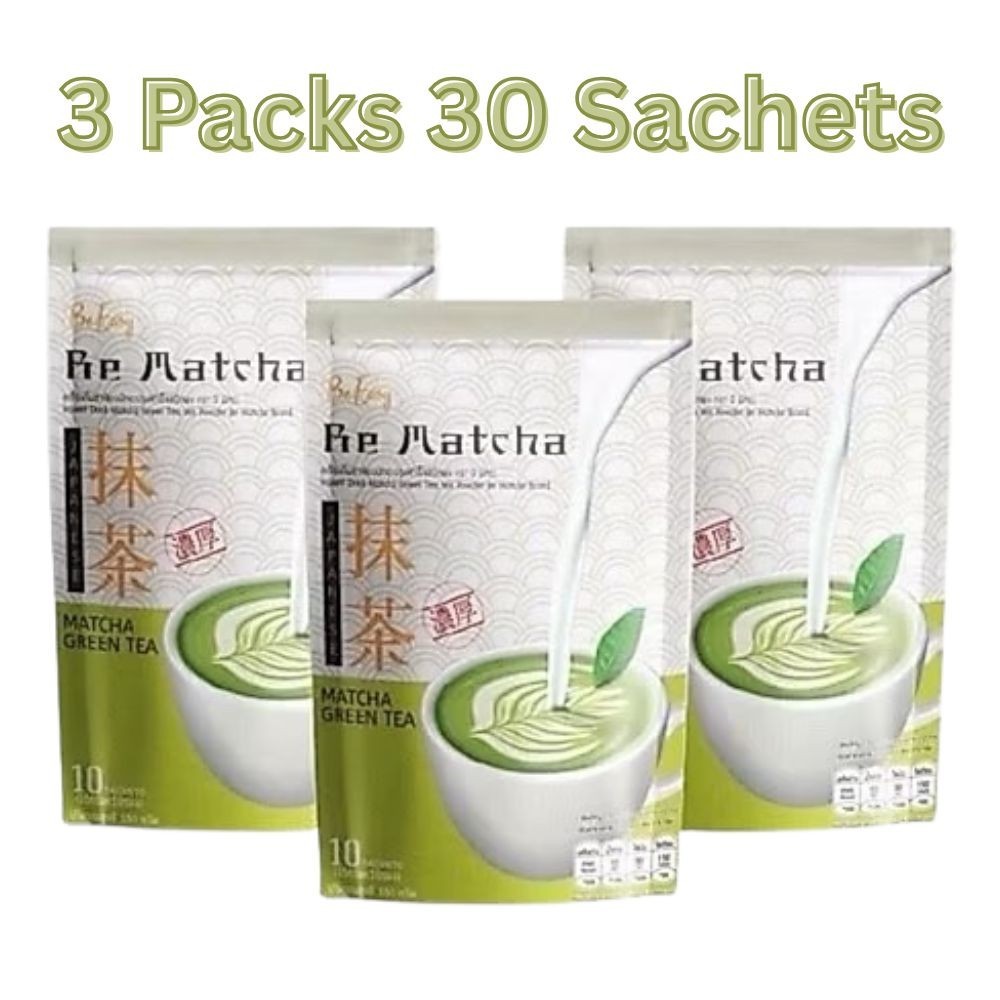 3x Be Matcha Be Easy Matcha GREEN TEA Instant Nourish Skin Diet Weight Control